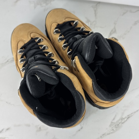 Vintage Nike ACG Air Tumalo Gimli Boots Women 7 Youth 5.5 Tan Leather Hiking 90s - Picture 8 of 12